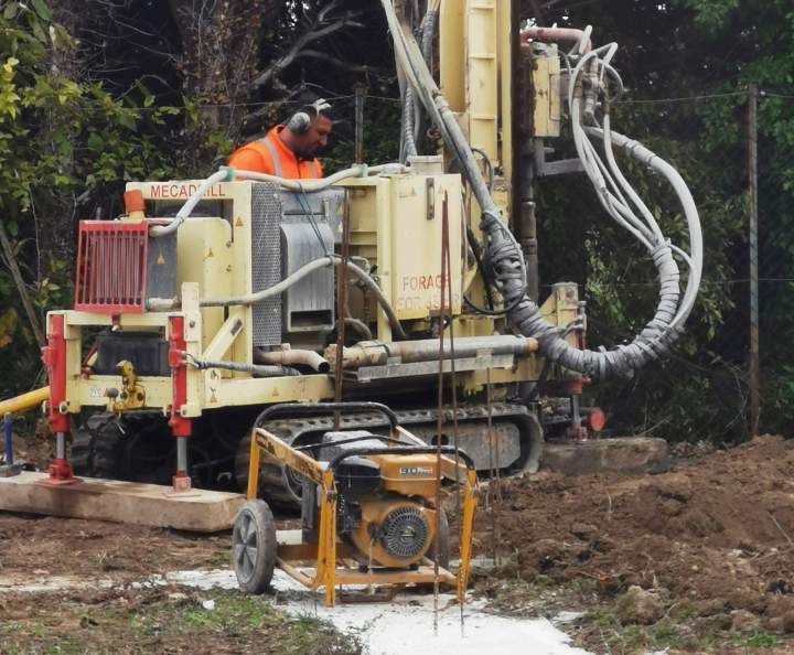 Foreuse de chantier, Orange