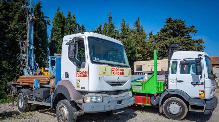 Camions utilitaires de forage, Orange