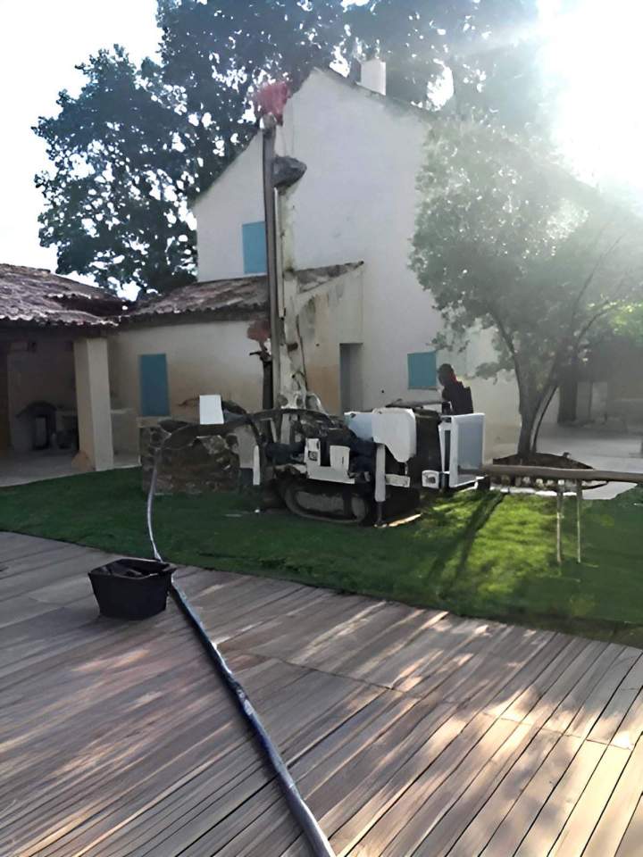 Forage résidentiel en cours, Orange