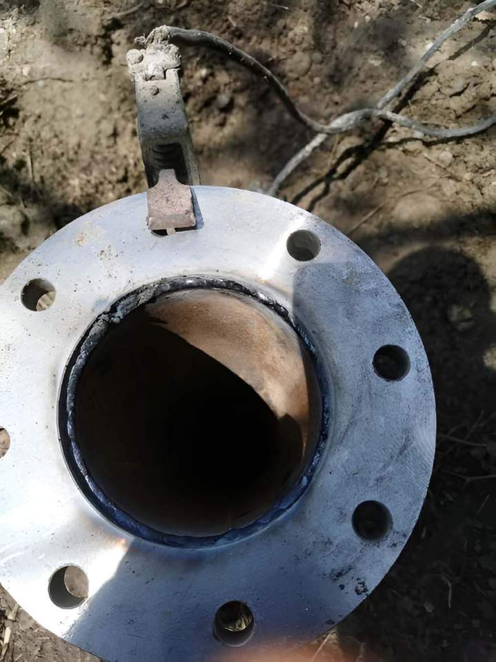 Bride circulaire à six trous, Orange