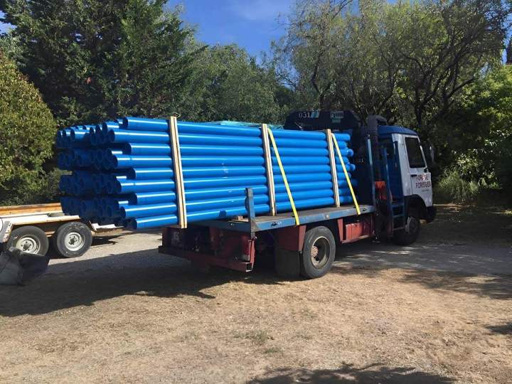 Transport de conduites techniques, Orange