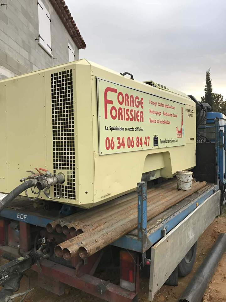 Véhicule de carottage mobile, Orange