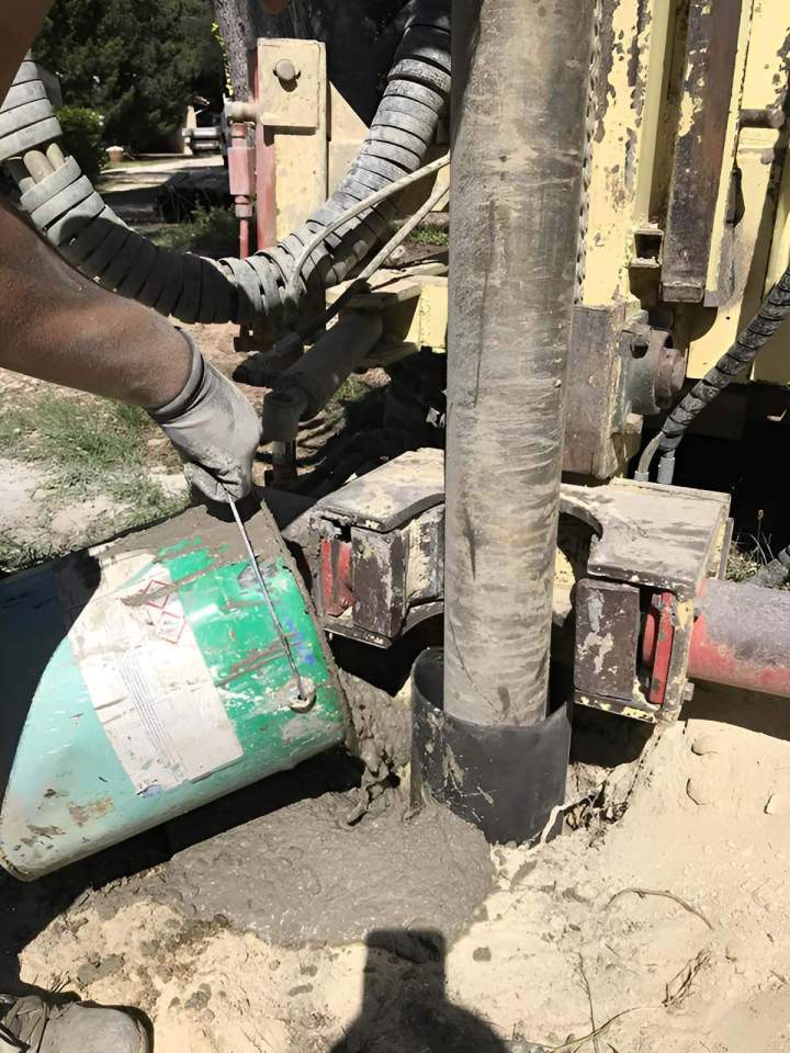 Forage cimentaire précis, Orange